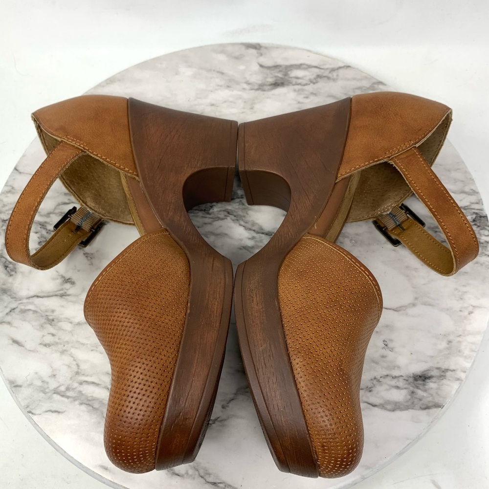 B.O.C. By Born Gia Mary Jane Platform Comfort Clogs 11 Boho Chunky Retro Artsy - Picture 7 of 16